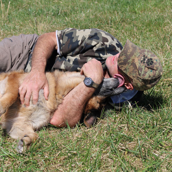 Edward and Ruff at play